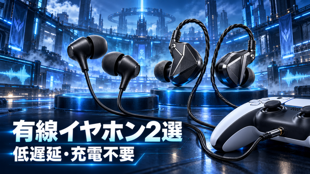 PS5の有線イヤホンおすすめ2選画像