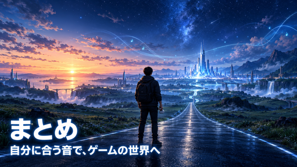 まとめ｜PS5で自分に合ったイヤホンを選ぼう画像