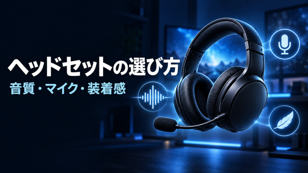 PS5用ヘッドセットの選び方画像