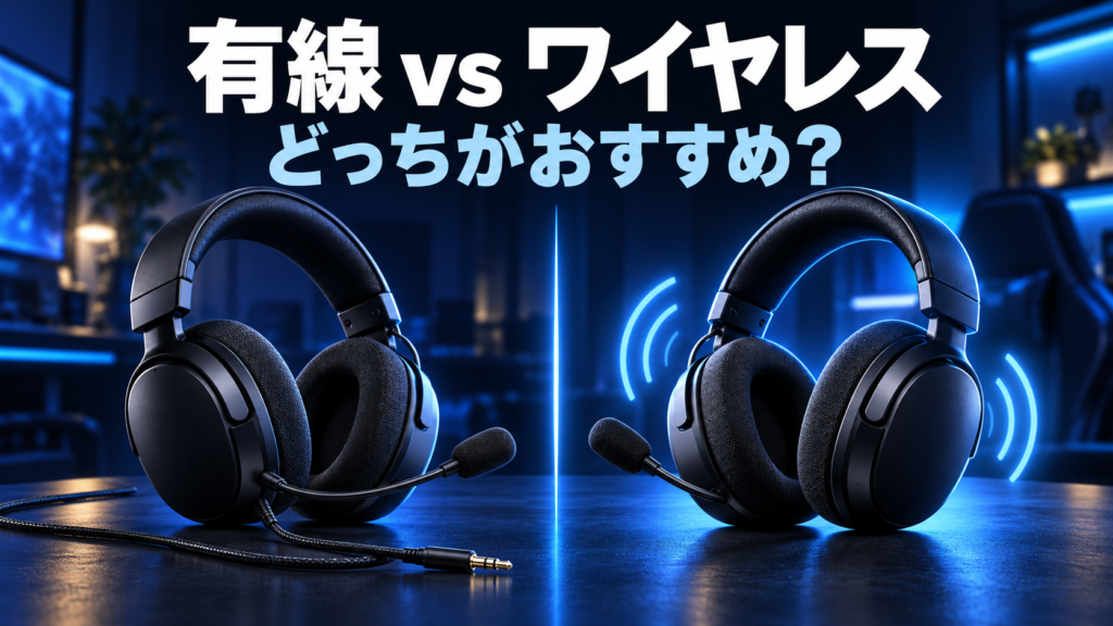 PS5のヘッドセットは有線とワイヤレスのどっちがおすすめ?画像