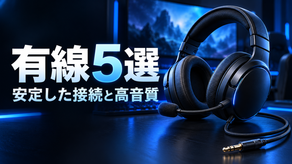 PS5の有線ヘッドセットおすすめ5選画像