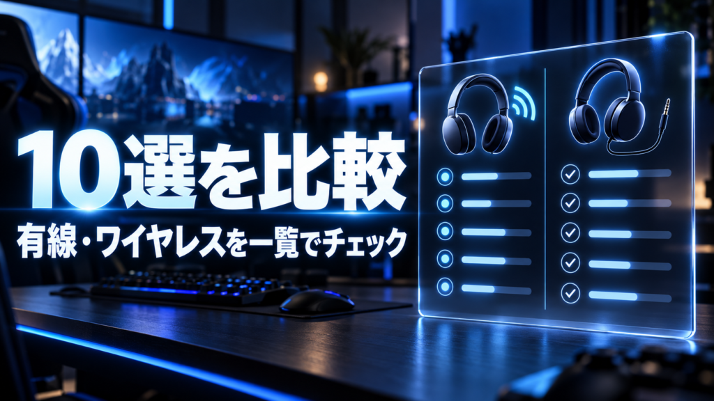 PS5のヘッドセットおすすめ10選を比較画像