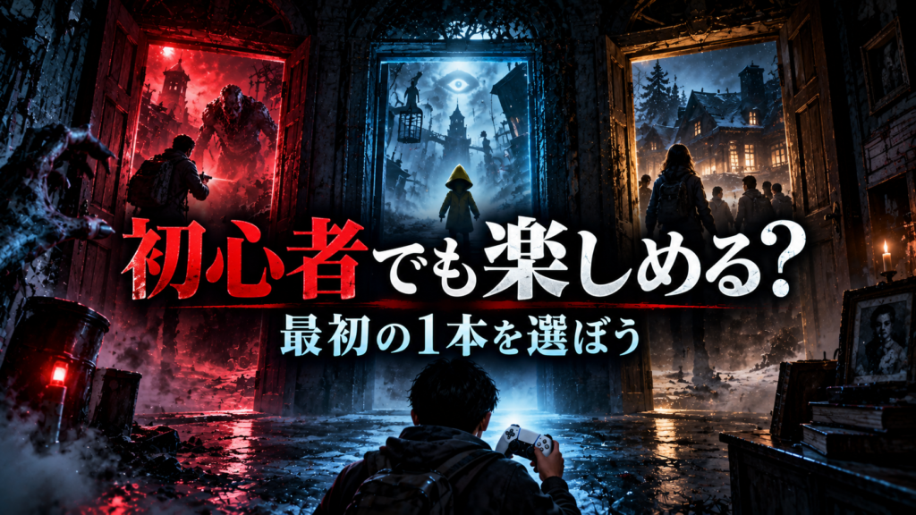 ホラーゲーム初心者でも楽しめるPS5ソフトは？画像