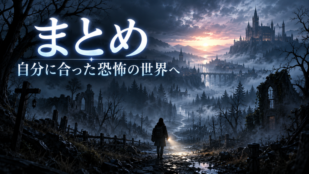 まとめ｜PS5で自分に合ったホラーゲームを楽しもう画像