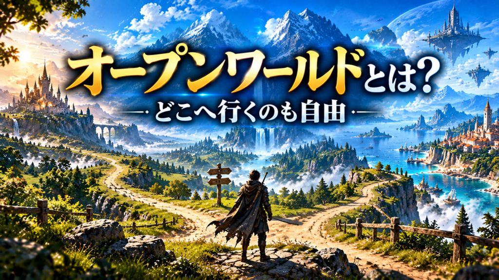 オープンワールドゲームとは?どんな魅力がある?画像