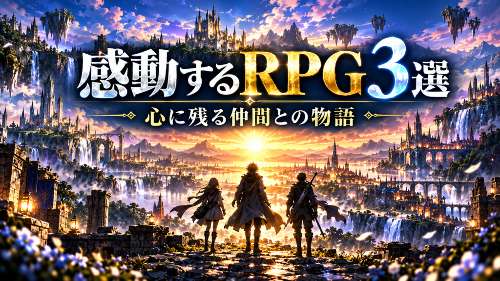キャラクターの魅力や感動する物語を楽しめるRPGおすすめ3選画像