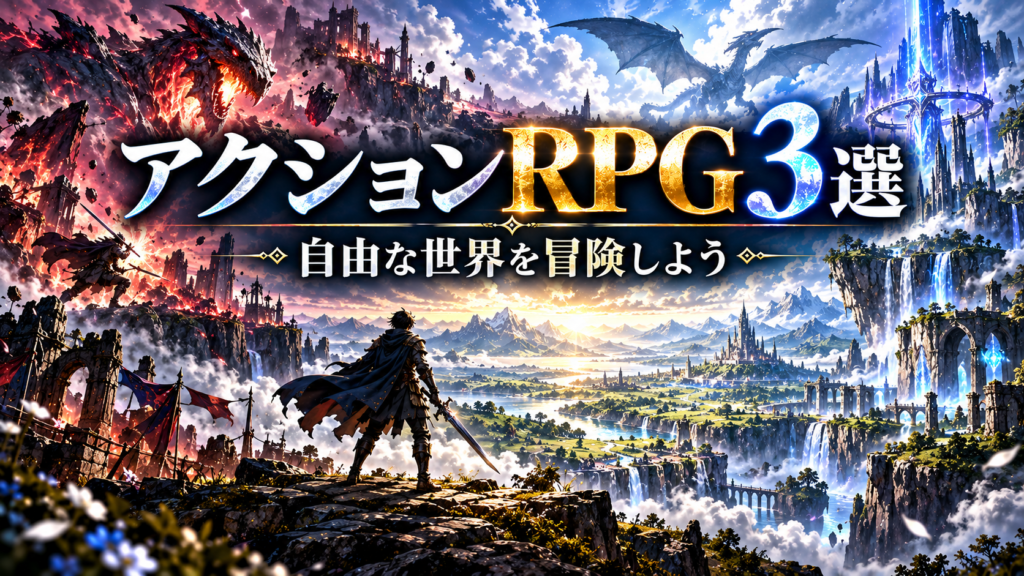 アクションや自由な冒険を楽しめるRPGおすすめ3選画像