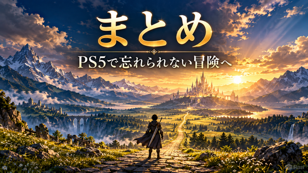 まとめ｜PS5で自分に合ったRPGの名作を楽しもう画像