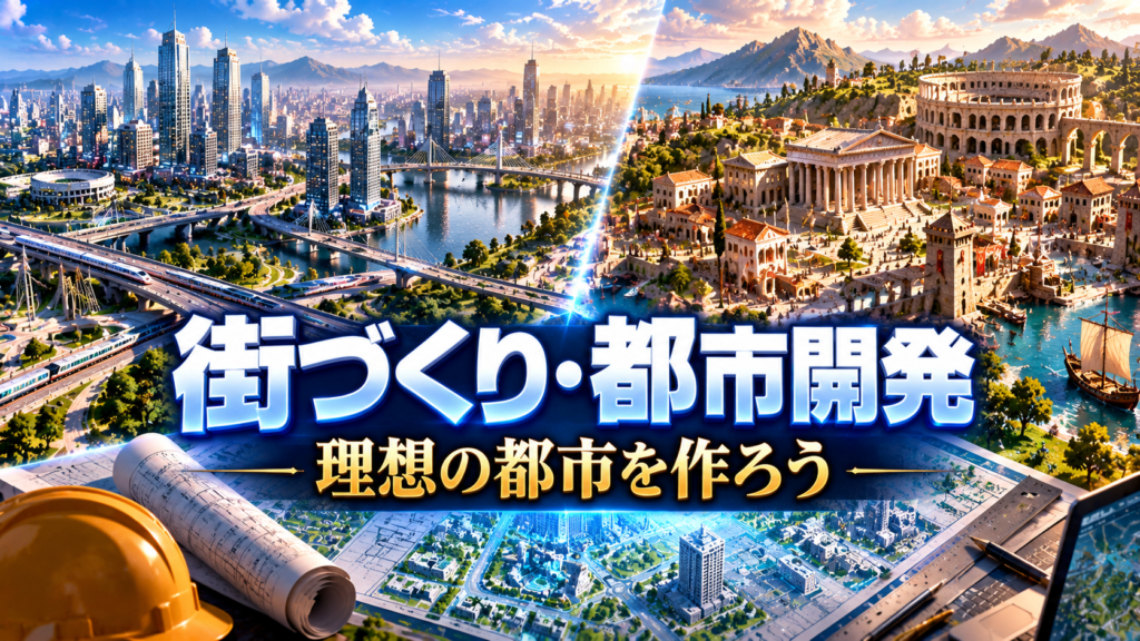 街づくり・都市開発が楽しめるPS5のおすすめシミュレーションゲーム2選画像