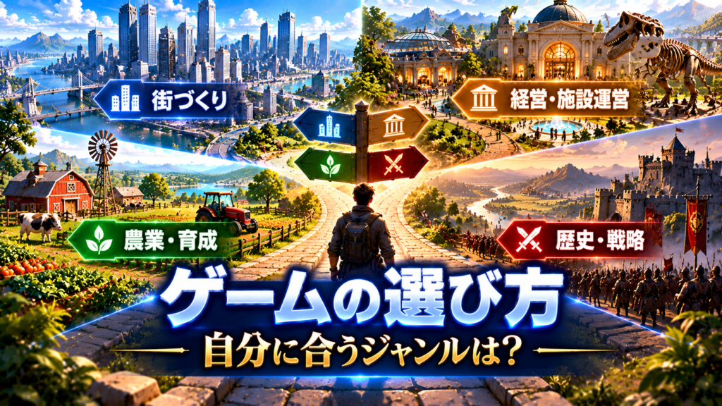 PS5のシミュレーションゲームの選び方画像