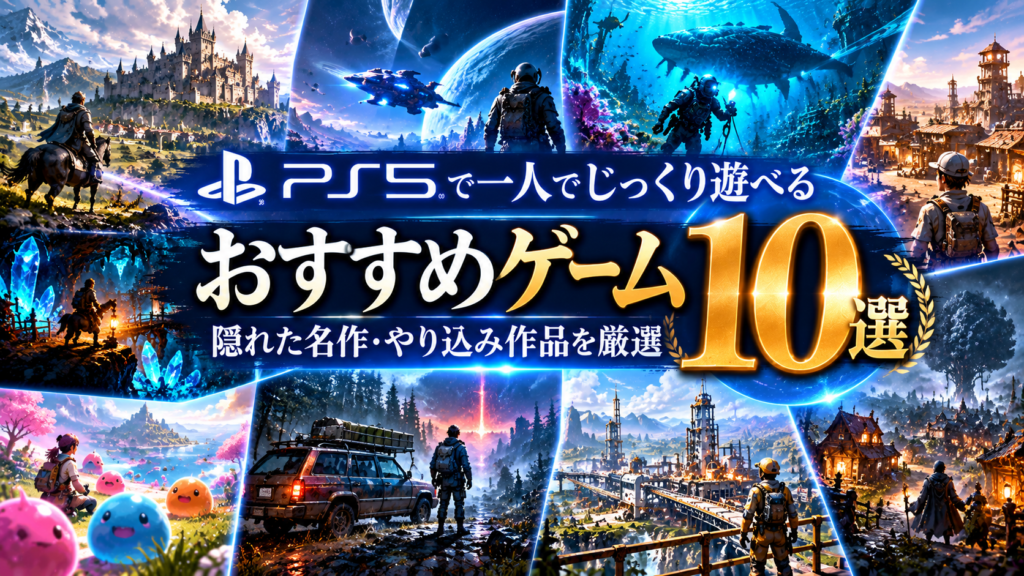 PS5で一人でじっくり遊べるゲームおすすめ10選画像