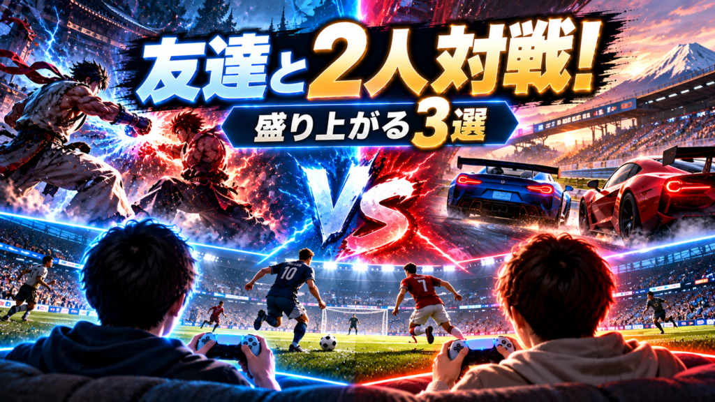 友達と対戦して盛り上がるPS5の2人プレイおすすめゲーム3選画像