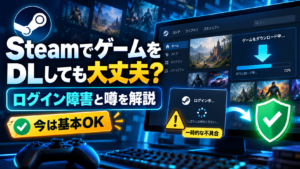 Steamでゲームをダウンロードしても大丈夫？「今は危険」という噂とログイン障害の真相を解説