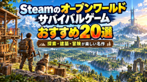 【2026年版】Steamのオープンワールドサバイバルおすすめ20選！探索・建築・冒険が楽しい名作