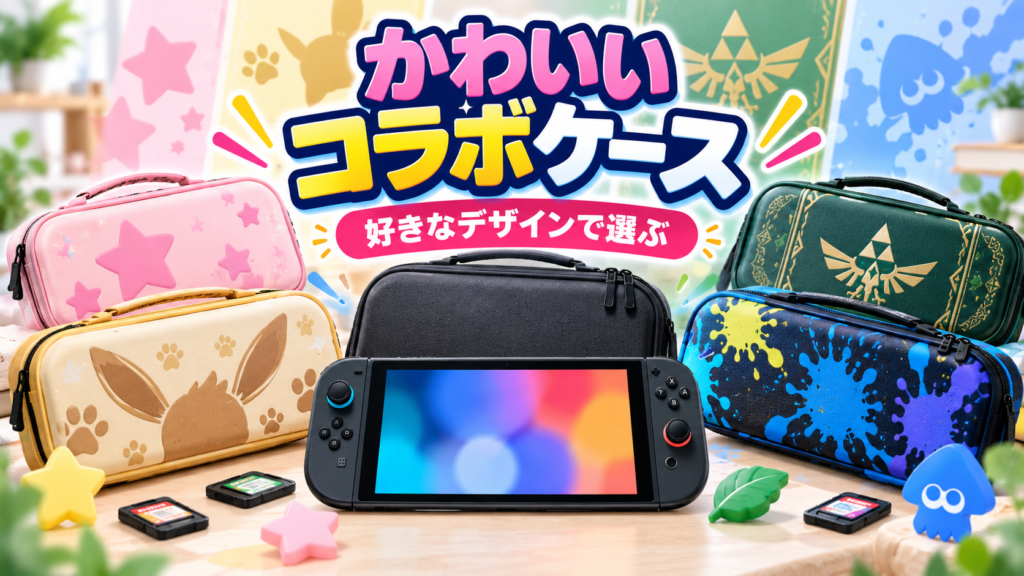 ポケモン・カービィ・ゼルダなどかわいいコラボケースもおすすめ画像