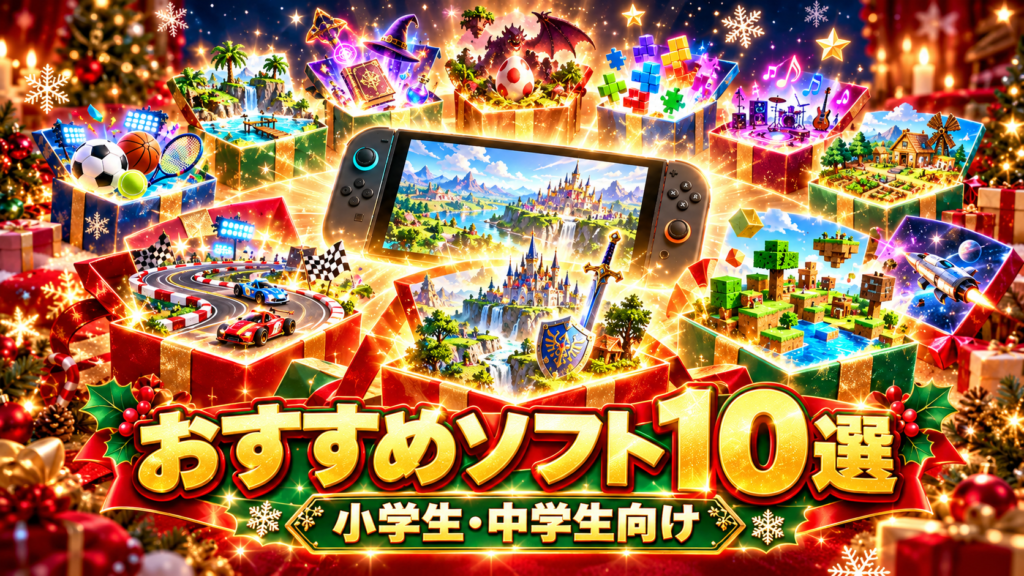 Switch2のクリスマスプレゼントにおすすめのソフト10選画像