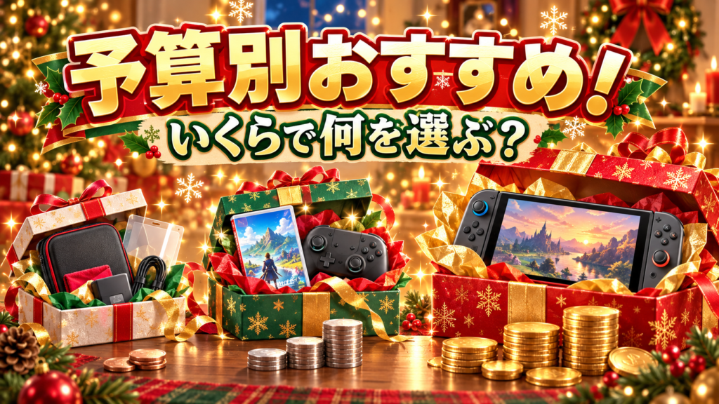 予算別|Switch2のクリスマスプレゼントは何を選ぶ?画像