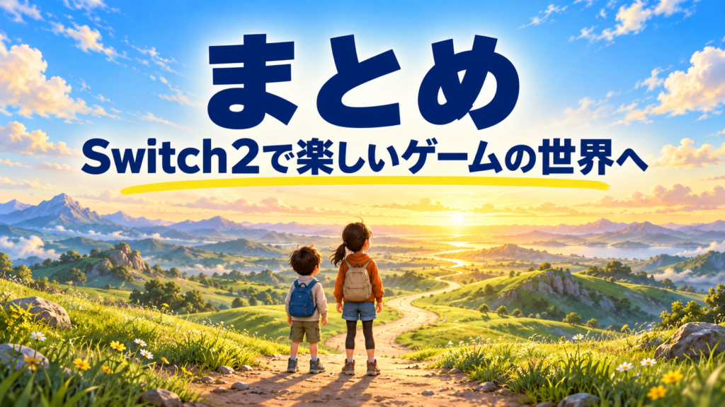 まとめ|小学生に合ったSwitch2ゲームを見つけよう画像