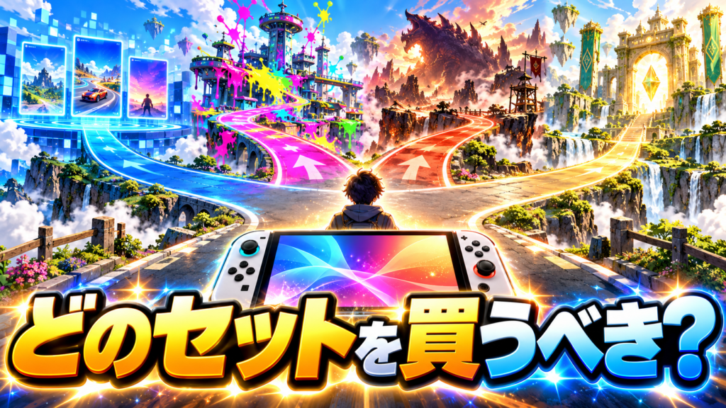 選べるソフトセットとほかの本体セットはどっちを買うべき？画像