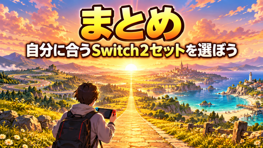 まとめ｜Switch2の選べるソフトセットはこんな人におすすめ画像