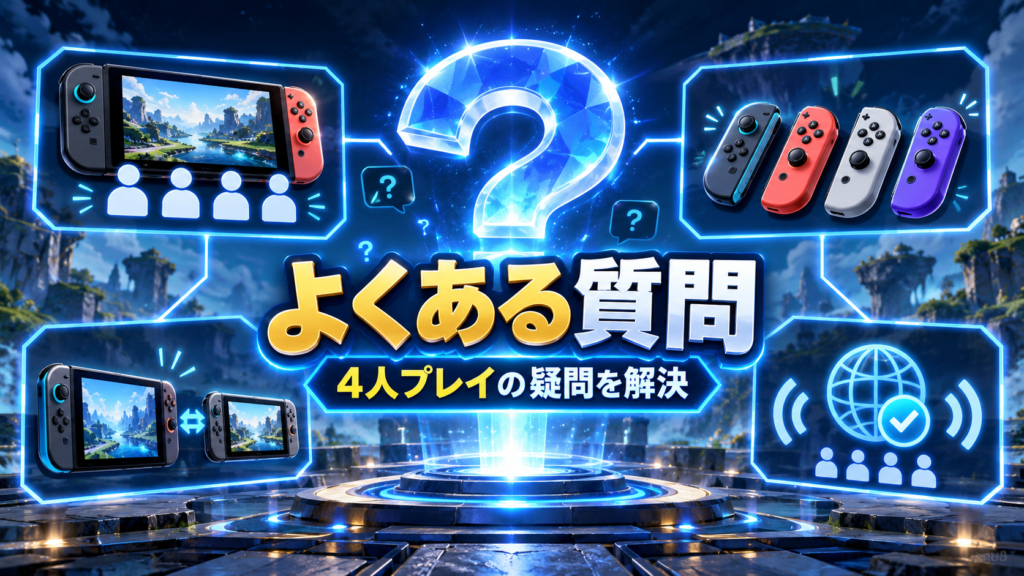 Switch2の4人プレイに関するよくある質問画像