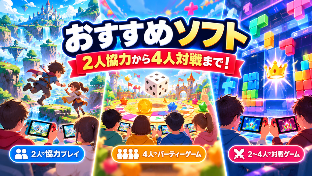 おすそわけ通信で遊べるおすすめソフトを紹介画像