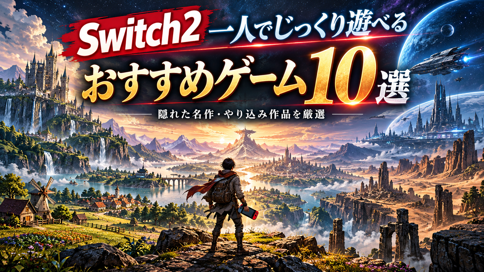 Switch2で一人でじっくり遊べるゲームおすすめ10選|隠れた名作・やり込み作品を厳選
