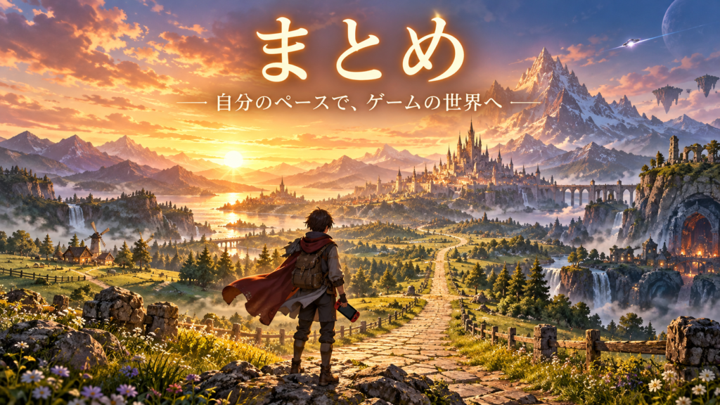 まとめ|Switch2で自分のペースで楽しめるゲームを見つけよう画像