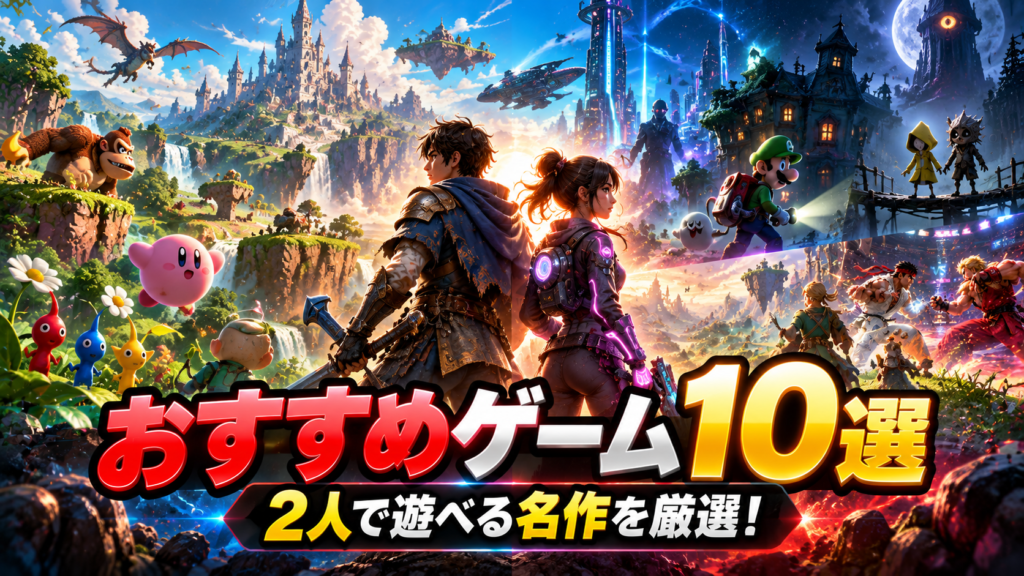 Switch2で2人プレイできるゲームおすすめ10選画像