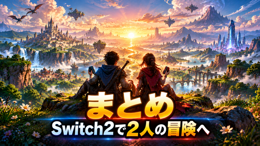 まとめ|Switch2で2人プレイできるおすすめゲームを楽しもう画像